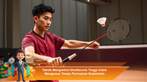Teknik-Mengontrol-Shuttlecock-Tinggi-Untuk-Menguasai-Tempo-Permainan-Badminton