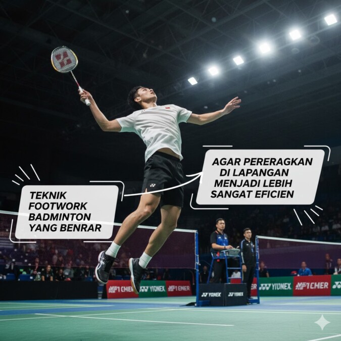 Teknik Footwork Badminton Yang Benar Agar Pergerakan Di Lapangan Menjadi Lebih Sangat Efisien