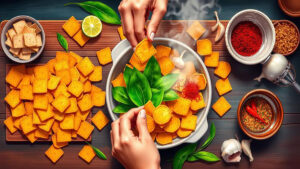 Cara-Membuat-Kerupuk-Seblak-Kering-Daun-Jeruk-yang-Pedas-Nampol