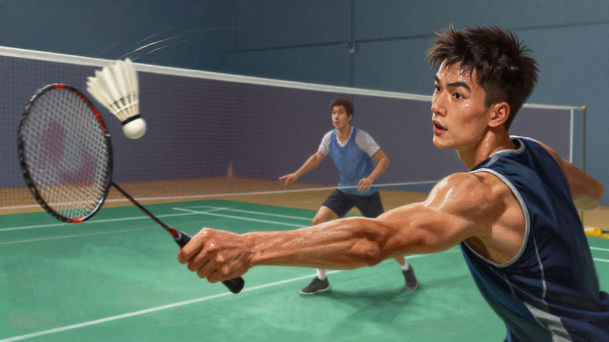 Teknik-Melakukan-Pukulan-Slice-Dropshot-Yang-Meluncur-Tajam-Di-Depan-Net