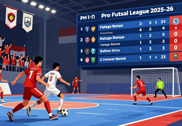 Update-Klasemen-Terbaru-Pro-Futsal-League-Indonesia-Musim-Dua-Ribu-Dua-Puluh-Enam